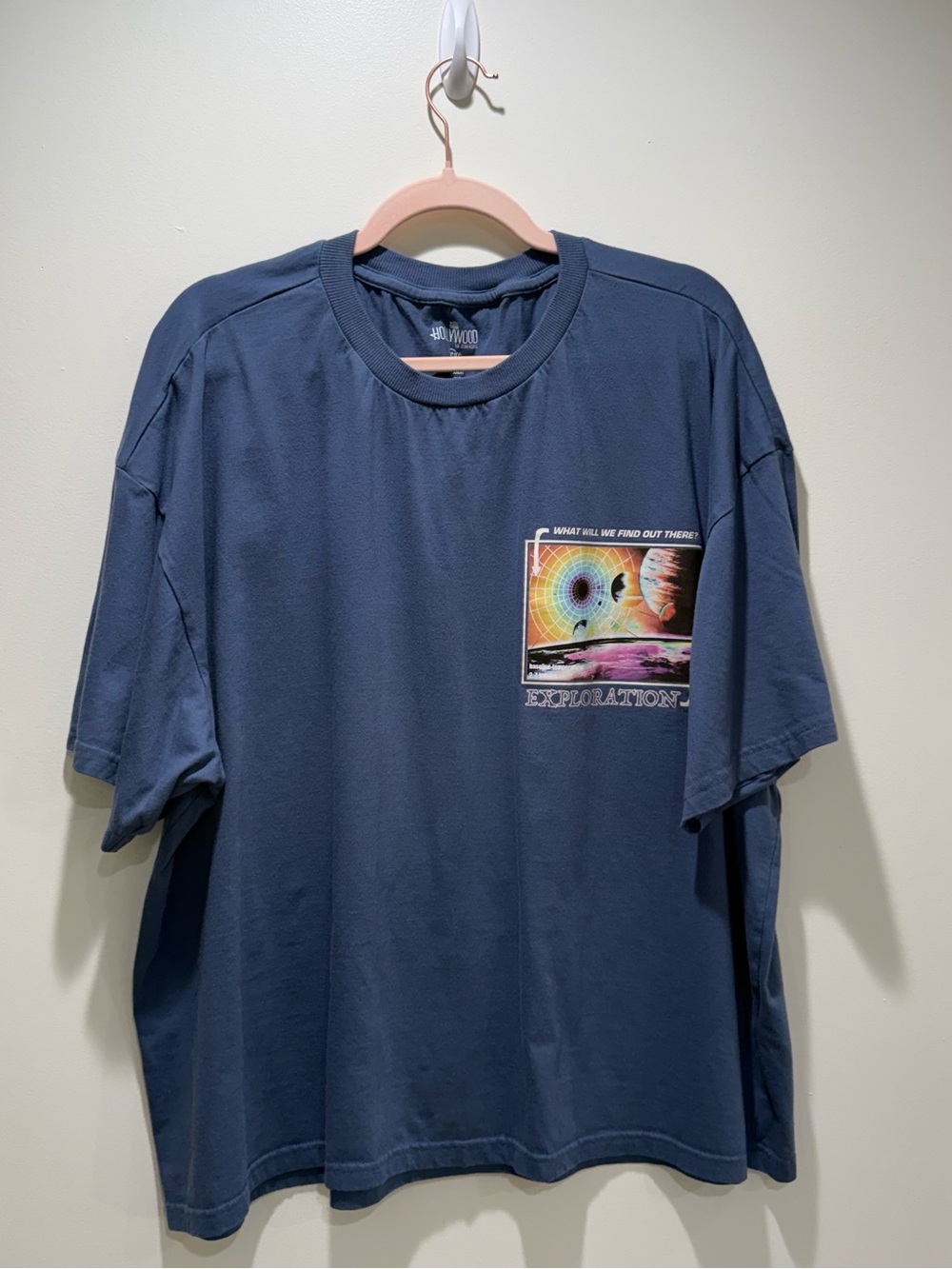 NASA Graphic Tee Spacecore Back Graphic Oversized Boxy Tee XXL